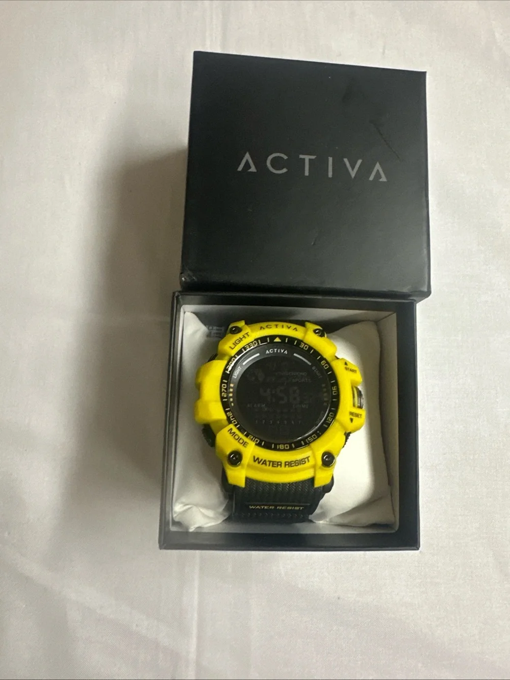 Ativa Yellow and Black Sport Watch